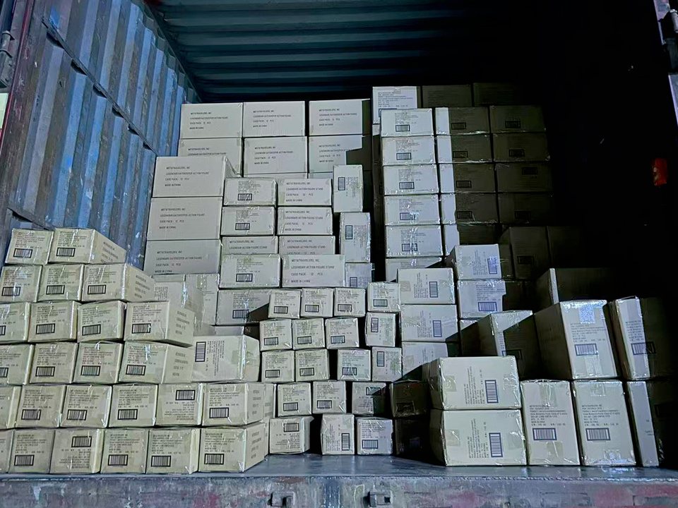 Legendari figures shipped to collectors.